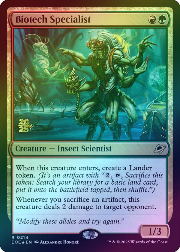 Biotech Specialist - Prerelease Promo (Foil) (PEOE)