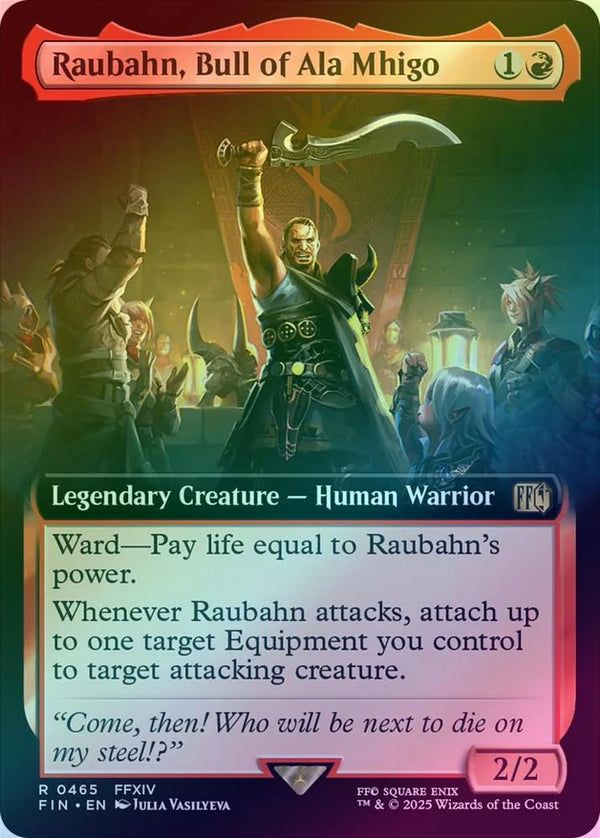 Raubahn, Bull of Ala Mhigo - Extended Art (Foil) (FIN)