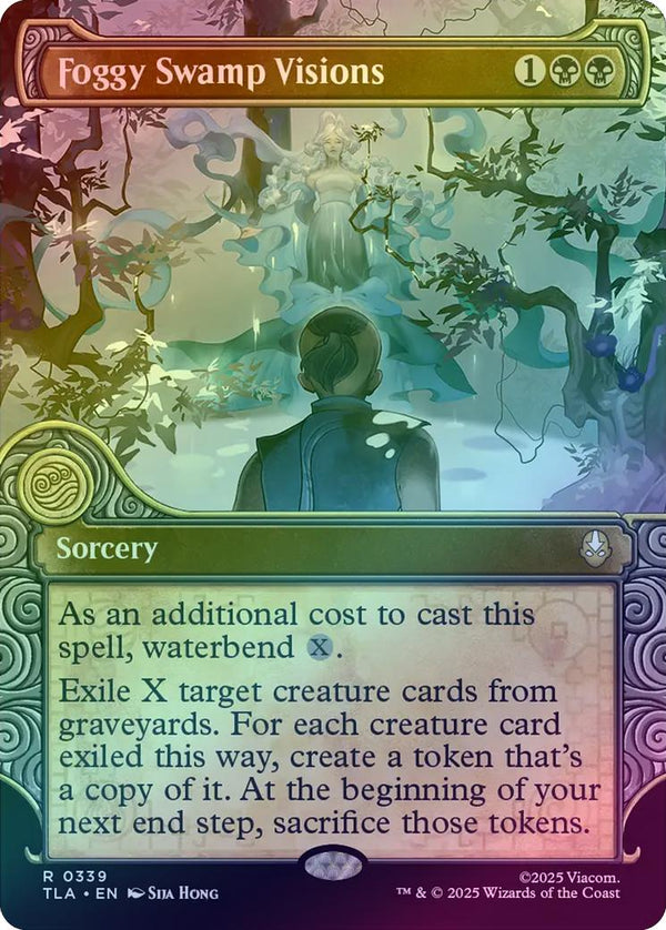 Foggy Swamp Visions - Elemental Frame Showcase (Foil) (TLA)