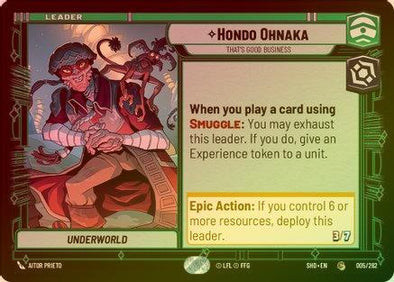 Hondo Ohnaka - That's Good Business - 005/262 - Common (Foil)