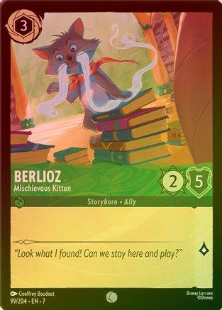 Berlioz (Mischievous Kitten) - 99/204 - Common (Foil)