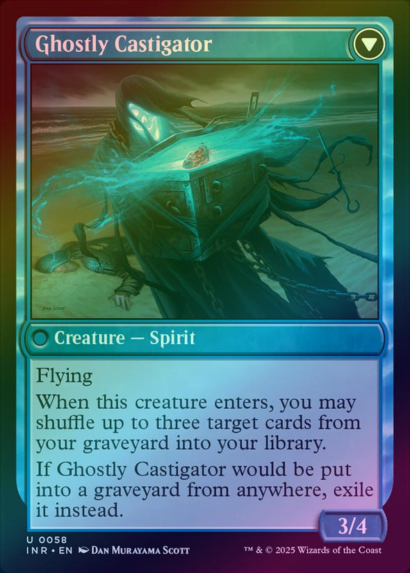 Covetous Castaway // Ghostly Castigator (Foil) (INR)