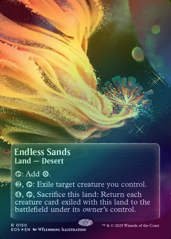 Endless Sands - Borderless Poster (Galaxy Foil) (EOS)