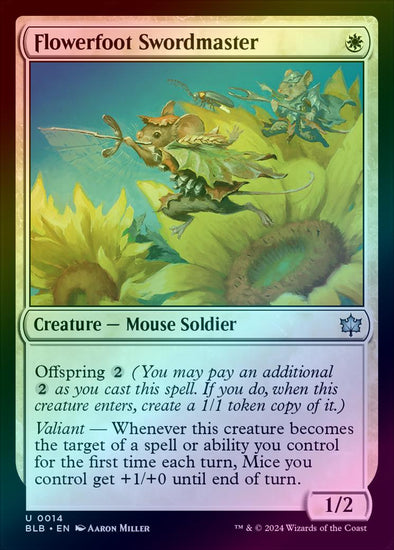 Flowerfoot Swordmaster (Foil) (BLB)