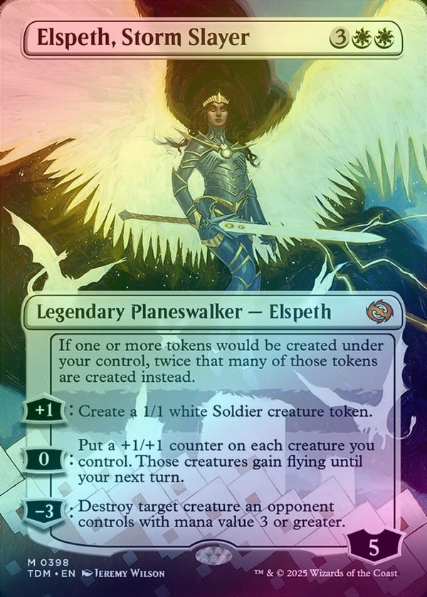 Elspeth, Storm Slayer - Borderless (Foil) (TDM)