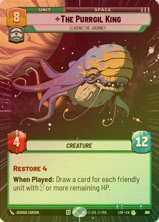 The Purrgil King - Leading The Journey (Hyperspace) - 861 - Rare (Foil)