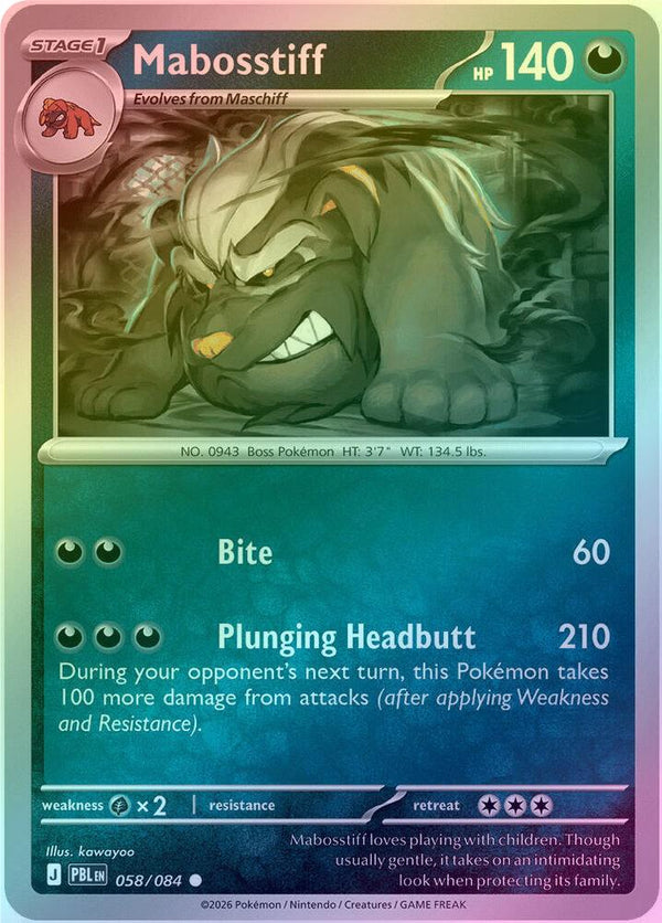 Mabosstiff - 058/084 - Common - Reverse Holo