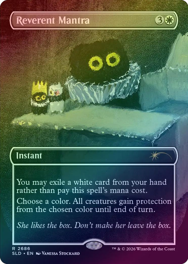 Reverent Mantra - Purr Majesty (Foil) (SLD)