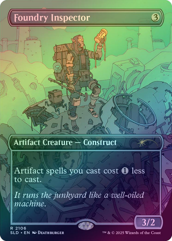Foundry Inspector - Featuring: DEATHBURGER (Galaxy Foil) (SLD)