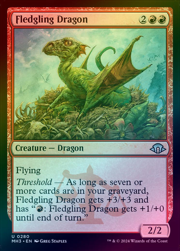 Fledgling Dragon (Foil) (MH3)