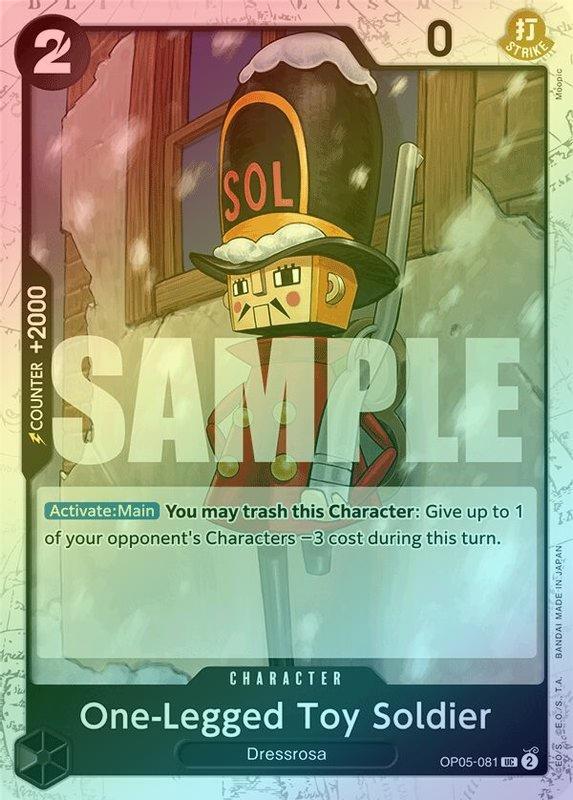 One-Legged Toy Soldier (Jolly Roger Foil) - OP05-081 - Uncommon