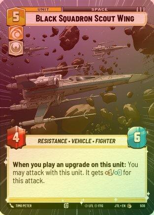 Black Squadron Scout Wing (Hyperspace) - 936 - Common (Foil)
