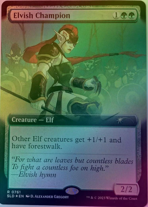 Elvish Champion - Elusive Elves (Foil) (SLD)