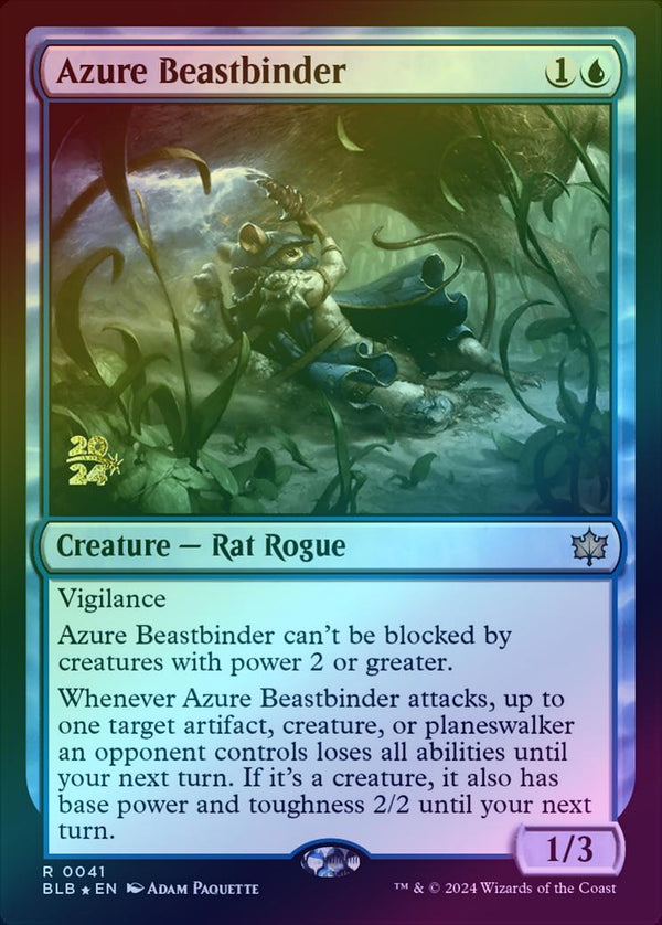 Azure Beastbinder - Prerelease Promo (Foil) (PBLB)