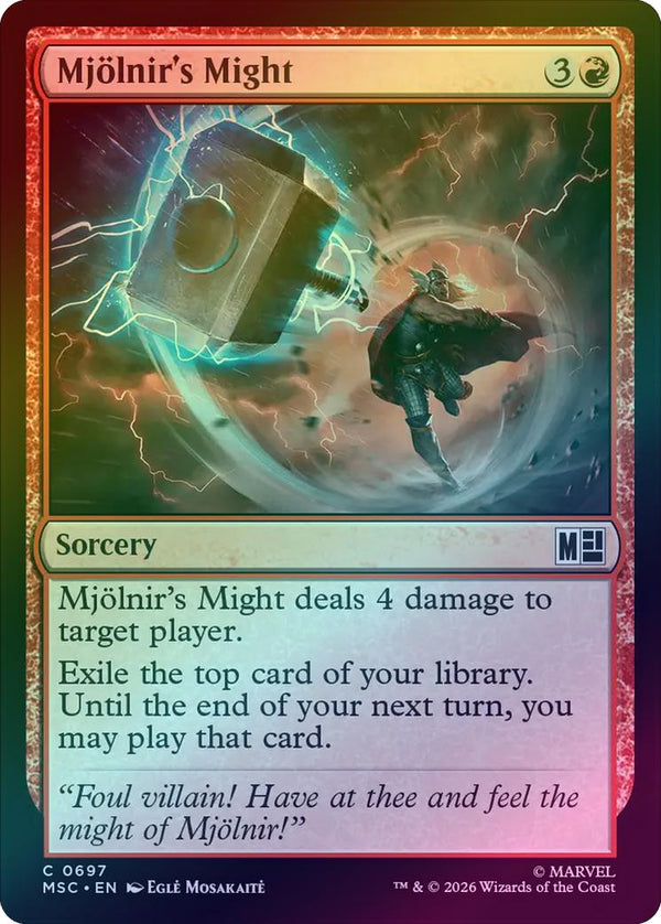 Mjolnir's Might (Foil) (MSC)