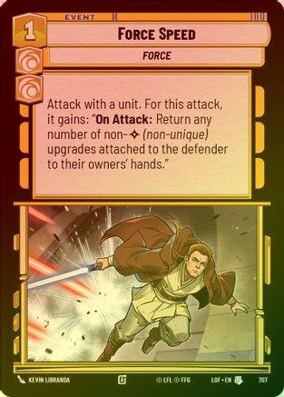 Force Speed - 707 - Uncommon (Foil)