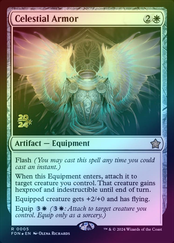 Celestial Armor - Prerelease Promo (Foil) (PFDN)