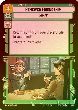 Renewed Friendship (Foil) - 615 - Uncommon (Foil)