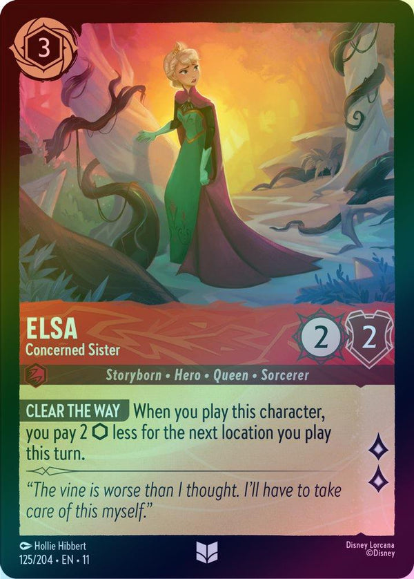 Elsa (Concerned Sister) - 125/204 - Uncommon (Foil)
