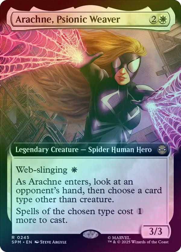 Arachne, Psionic Weaver - Extended Art (Foil) (SPM)