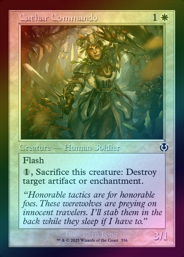 Cathar Commando - Retro Frame (Foil) (INR)