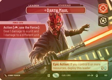 Darth Maul - Sith Revealed (Showcase) - 1013 - Special (Foil)