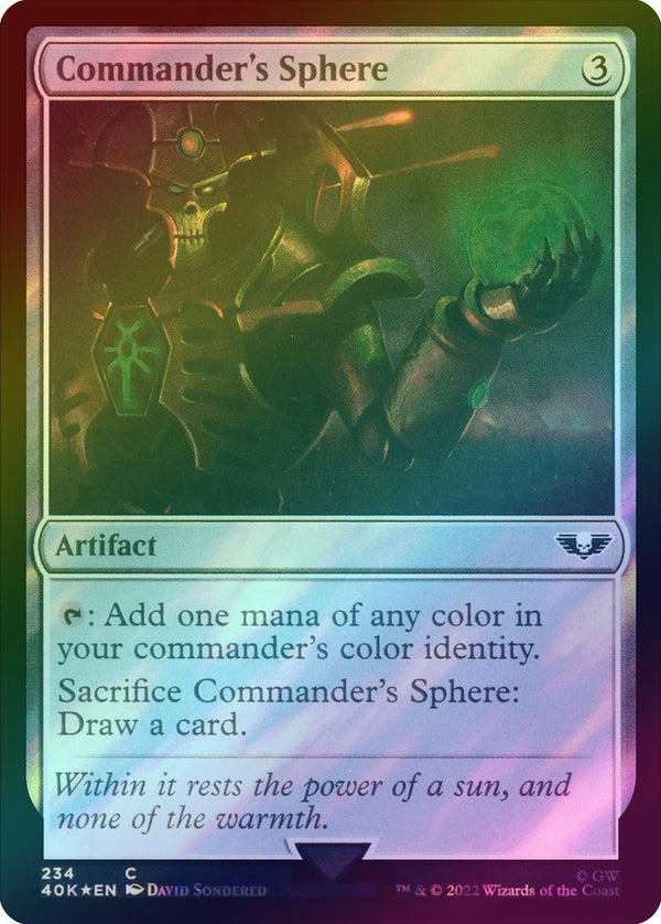 Commander's Sphere (234) (Surge Foil) (40K)
