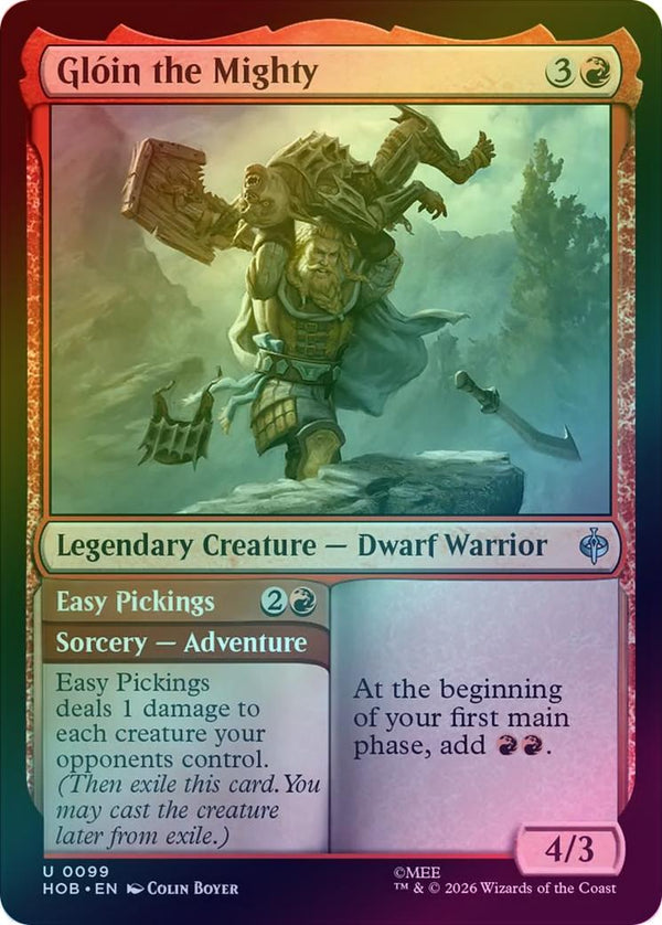 Glóin the Mighty // Easy Pickings (Foil) (HOB) (Pre-Order)