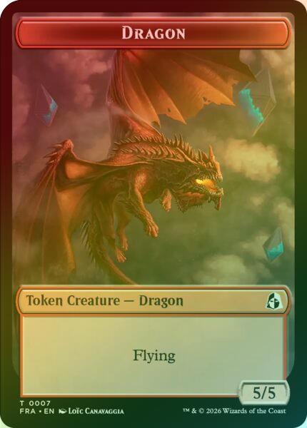 Dragon // Forest Tentacle Token (Foil) (Pre-Order) (TFRA)