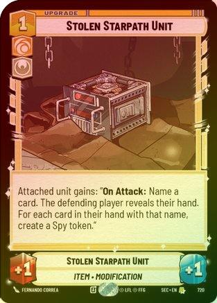 Stolen Starpath Unit (Foil) - 720 - Rare (Foil)