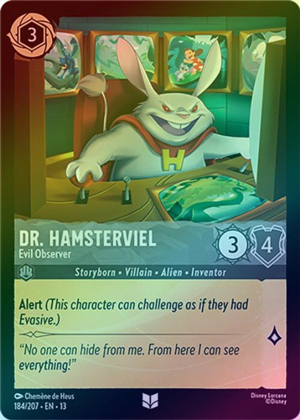 Dr. Hamsterviel (Evil Observer) - 184/207 - Uncommon (Foil)