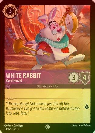 White Rabbit (Royal Herald) - 43/204 - Common (Foil)