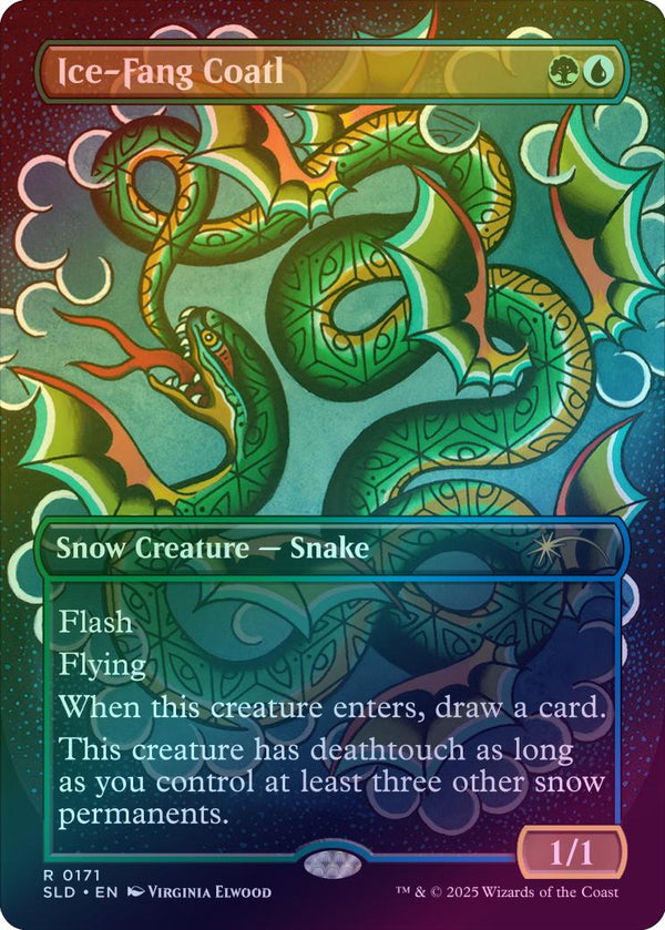 Ice-Fang Coatl - Inked (Rainbow Foil) (SLD)