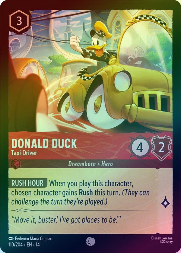 Donald Duck (Taxi Driver) - 110/204 - Common (Foil)