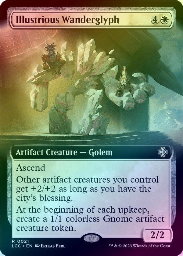 Illustrious Wanderglyph - Extended Art (Foil) (LCC)