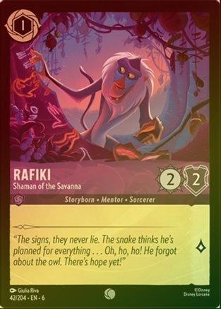Rafiki (Shaman of the Savanna) - 42/204 - Common (Foil)