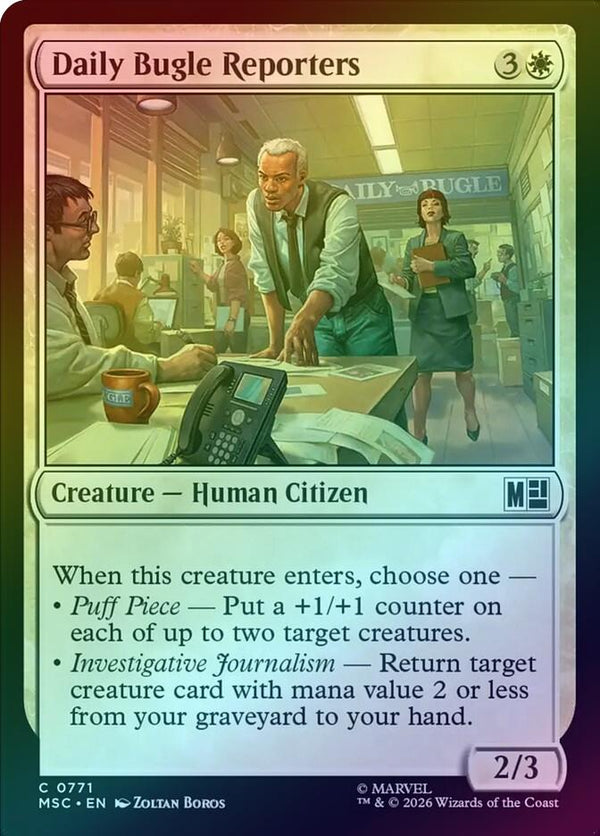 Daily Bugle Reporters (Foil) (MSC)
