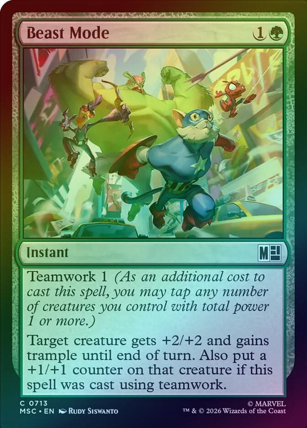 Beast Mode (Foil) (MSC)