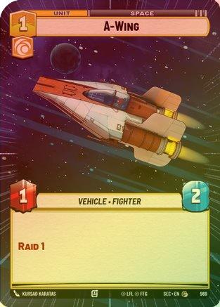 A-Wing (Hyperspace Foil) - 969 - Common (Foil)