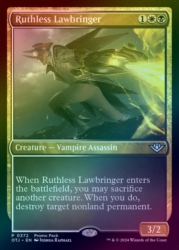 Ruthless Lawbringer - Dark Frame Promo Pack (Foil) (OTJ)