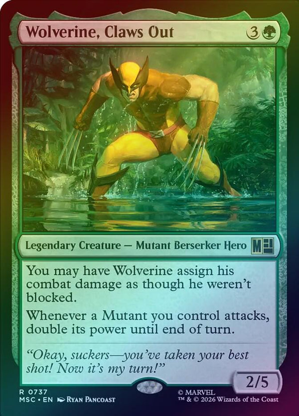 Wolverine, Claws Out (Foil) (MSC)