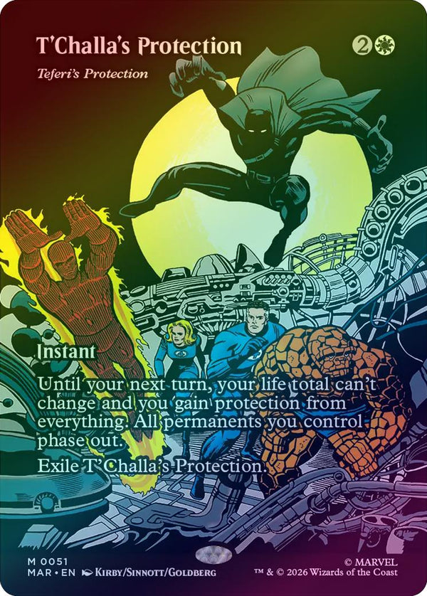 T'Challa's Protection // Teferi's Protection - Source Material Showcase (Foil) (MAR) (Pre-Order)