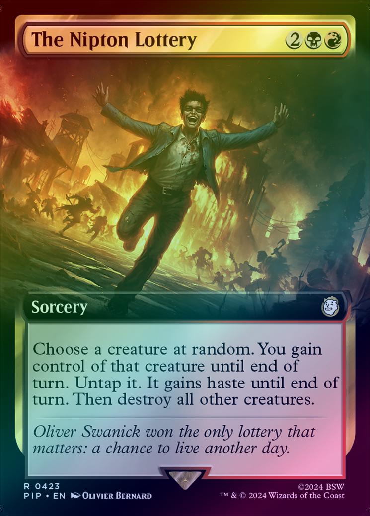 401 Games Canada - The Nipton Lottery - Extended Art (Foil) (PIP) 401 Games Canada - The Nipton Lottery - Extended Art (Foil) (PIP)