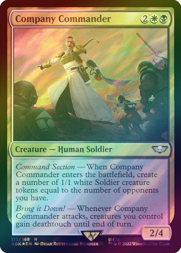 Company Commander (Surge Foil) (40K)