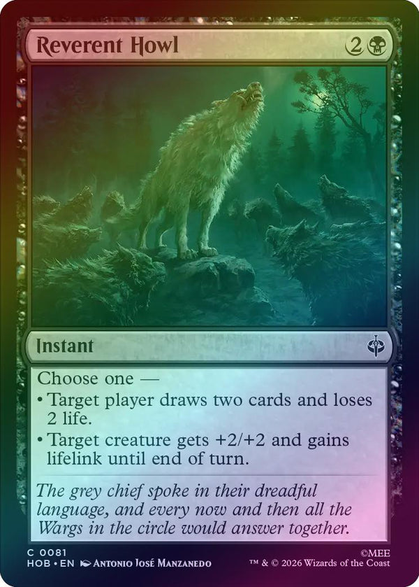 Reverent Howl (Foil) (HOB) (Pre-Order)
