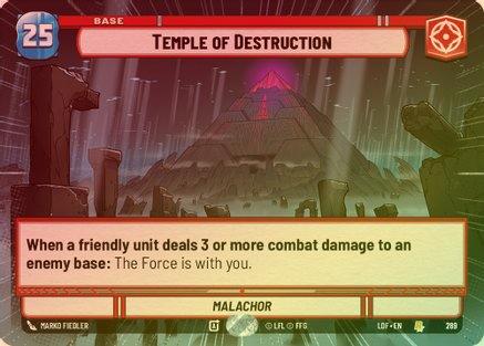 Temple of Destruction (Hyperspace) - 769 - Rare (Foil)