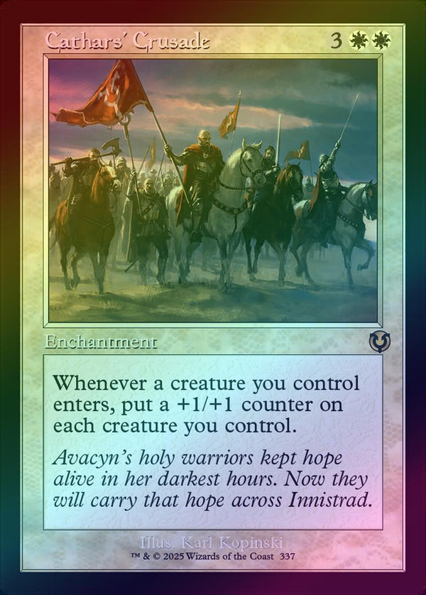 Cathars' Crusade - Retro Frame (Foil) (INR)