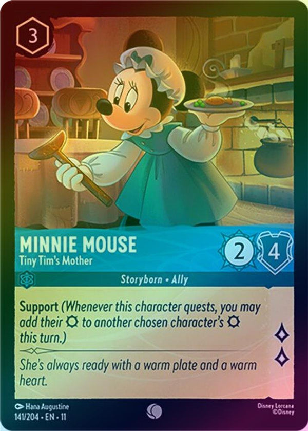 Minnie Mouse (Tiny Tim's Mother) - 141/204 - Common (Foil)