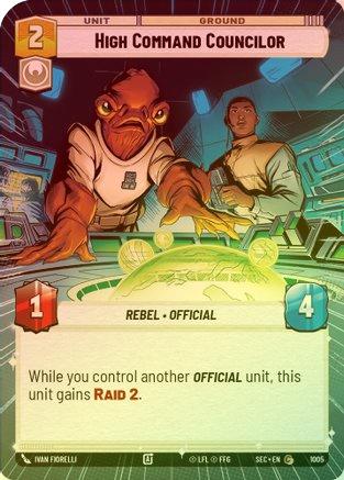 High Command Councilor (Hyperspace Foil) - 1005 - Common (Foil)