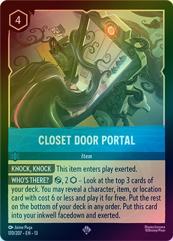 Closet Door Portal - 170/207 - Super Rare (Foil)